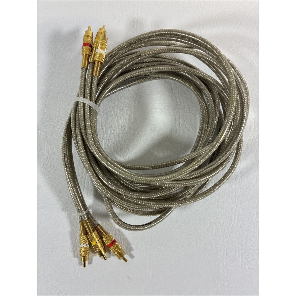 RCA 9' Digital High Performance Audio Video Cable 24K Gold Plated RCA A/V